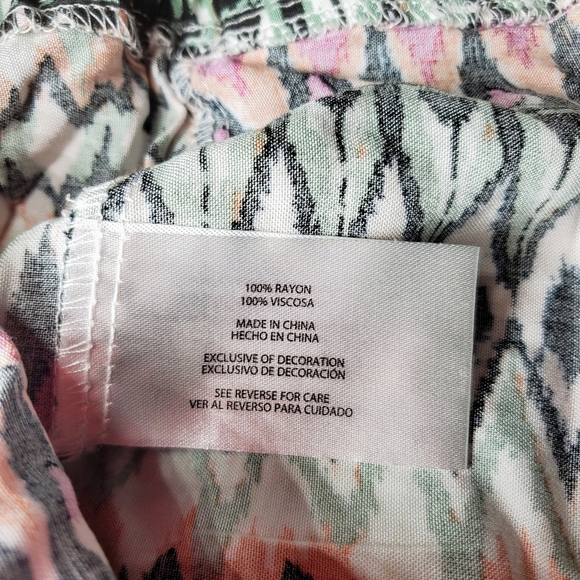 NWT Wildfox Women's Colorful Bohemian Lightweight Casual Shorts Size XXL 20-22 - Picture 10 of 16